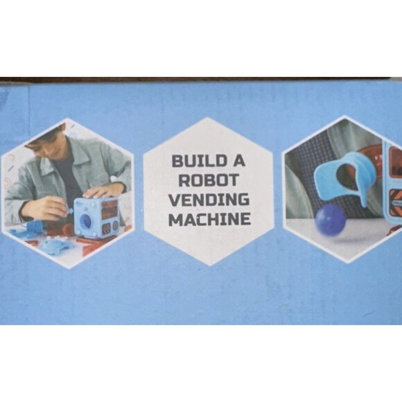 NEW Discovery MindBlown DIY Prize-Pod Robot 52Pc Retro Vending Machine Build Kit - Picture 5 of 10